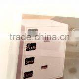 Decorative Chalkboard Label for Glass Bottle, Lovey Design Chalkboard Label Sticker, Elephant, Frog, Fish Pattens thumbnail-5