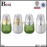 30ml China Frosted Cosmetic Lotion Glass Bottle With Silver Aluminum Pump Cosmetic Packaging Wholesale thumbnail-6