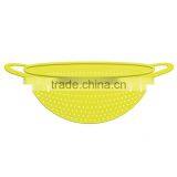 Kitchen Utensils Silicone Colorful Flat Strainer With Antiskid Handle Pot Cover Pan Lid thumbnail-4