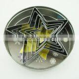 47023 6pcs Five Star Shape Stainless Steel Cookie Cutter Set thumbnail-2
