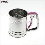 42001hand Operated Stainless Steel Kitchen Flour Sifter/strainer thumbnail-2