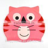 Fashionable Seepdo Quality Adult / Kid Sizes Customized Logo Printed Waterproof Silicone Swimming Cap thumbnail-1