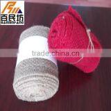 Wired Burlap Ribbon 6''*10Y Natural thumbnail-1