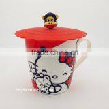 2016 Kitchen Accessory Silicone Lid Food and Bowl Covers, Durable Silicone Coffee Cup Lid, as Seen on TV Silicone Stretch Lid thumbnail-1