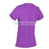 New Design Short Sleeve V-neck Collar Printing Cotton T-shirt thumbnail-2