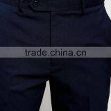 High Quality Latest Custom Slip Pockets Men's Navy Slim Fit 100% Cotton Smooth Woven Fabric Anti Wrinkle Zip Fly Casual Shorts thumbnail-3