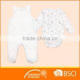 Winter Romper White 2 Piece Baby Romper Suit thumbnail-2