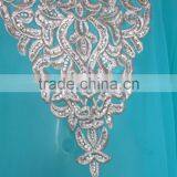 AQUA BLUE EMBROIDERED Georgette CAFTAN Kaftan Tunic Poncho Zip Cover up thumbnail-4