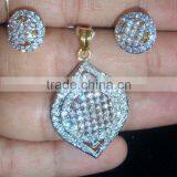 CZ Pendant Earring thumbnail-1