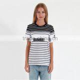 Summer Fashion Blank Striped t Shirt Female t Shirt for Hot Sale thumbnail-1