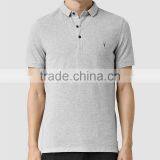 MGOO Custom Logos Grey Marvel Polo Shirts Tops Golf Polo Embroidery Teamwear Comfortable Cotton Spandex Shirts thumbnail-2