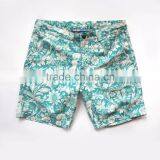 Summer Fashion Sea Vintage Swim Shorts Water Drainage Zip Fly Mens Swim Wear Custom Quick Drying Recycled Polyester Material thumbnail-2