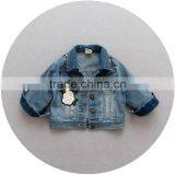 S17643A Autumn Kids Clothes Children Embroidered Denim Jacket thumbnail-2