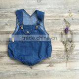 SHIJ Baby Clothing Cute Cotton Denim Romper thumbnail-4