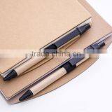 Hardcover Spiral Binding Planner With Pen Holder Kraft Cover Notebook Custom thumbnail-3