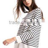 Hot Sale Ladies Winter Striped Thin Pullover Sweater With Lowest Price thumbnail-3