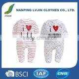 Baby Newborn I Love Mummy I Love Daddy Jumpsuit 2 Pack thumbnail-1