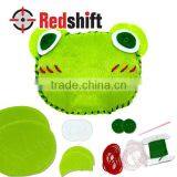 Children Crafts do it Yourself Sewing Purse Frog Purse thumbnail-3