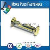 Made in Taiwan Aluminum Slotted Brass Smooth Truss Barrel Head Steel Phillips Flat Head Stainless Steel Mating Screw thumbnail-4