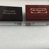 High Quanlity Gold Foil Plated Poker Playing Card Wooden Box For Gifts thumbnail-4
