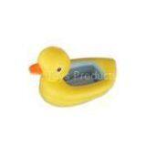 Lovely PVC Inflatable Yellow Duck Baby Boat, 29.5*18(75*45cm) Baby Bath Duck For Home