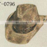 Customized Straw Cowboy Hat