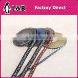 Elastic Flower Trimmings 1.3cm Ribbon Embroidered Trims Jacquard Ribbon Trim thumbnail-2