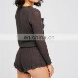 Jumpsuit Rompers Clubwear Adult One Piece Jumpsuit Cut Out Jumpsuit thumbnail-3