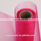 2015 Hot Sale Customized Cheap Polyester Crystal Organza Fabric Roll thumbnail-3