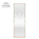 Gold Aluminum Framed Mirror, Full Length Floor Mirror, Custom Metal Mirror Frames thumbnail-2