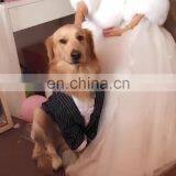 Wholesale Layered Pet Dog Striped Suits Bulldog Formal Clothes Overcoat thumbnail-1