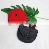 China Wholesale Mini Felt Purses for Women 2018 Handbag for Coin thumbnail-5