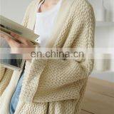 Hot Selling Knitted Long Cardigan Sweater for Women thumbnail-2