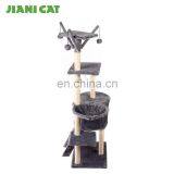 Proveedor China Sisal Plush Fabric Scratch Climber Post Perch Cat Tree thumbnail-3