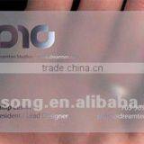 Accept Custom Order Plastic Transparent Business Card With Logo Printing