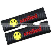 Customized Car Styling Auto Pads Carbon Fiber Seat Belt Shoulder Cover thumbnail-2