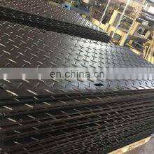 Hdpe Plastic Road Mat Supplier Wear Resist Uhmwpe 4x8 ft Ground Heavy Duty Rubber Temporary Construction Hdpe Plastic Road Mat