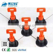 JNZ-TA-TLS-X High Quality Tile Accessories Reusable 50pcs Plastic Tile Leveling System 1.5mm Steel Needle T-LOCK