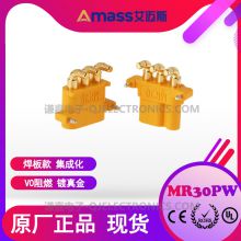 Amass 15A 3pin connector MR30PW for PCB weld MR30PW-F/M in stock