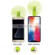 China Factory Phone Cheapest Plug Usb 2 in 1 Mini Fan thumbnail-5
