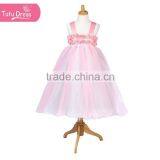 The Beautiful and Sweet Pink Flower Girl Dress of 7 Years Old thumbnail-1