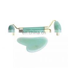 Oem Luxury Packaging 2020 Natural Skin Care Massage Facial Face Pink Quartz Jade Roller And Gua Sha thumbnail-4
