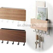 Magnetic Wall Organizer-Key Hooks & Tray for Storage Metal Wall Magnetic Key Holder Organizer thumbnail-5