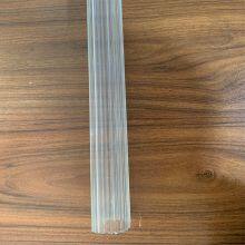 Jinlin Crystal High Borosilicate Glass Stripe Square Tube Customized Can be Invoiced thumbnail-3