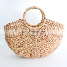 Water Hyacinth Handbag New Arrival Beach Bag Hottest Trend 2022 Wholesale in Bulk thumbnail-3