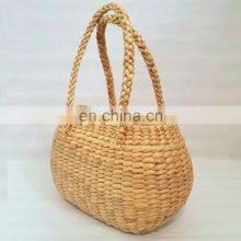 Water Hyacinth Handbag Straw Pouch Bag, Handmade Beach Bag, Summer Purse Vietnam Supplier thumbnail-2