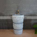 Indoor Beautiful Natural Granite Bathroom Sink thumbnail-2