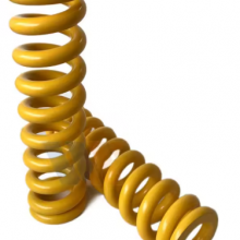 Maßgeschneiderte Schwerlast-Schraubenfeder aus Metalllegierung in industriellem Spiralstil thumbnail-1