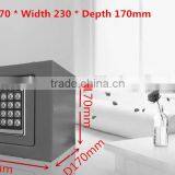 Red Mini Safes Box Key Operated Home Security Money/Cash Safes thumbnail-5
