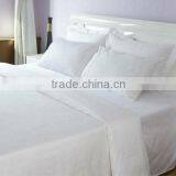 100% Cotton White Plain Bedding Set for Star Hotel thumbnail-1